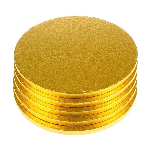 Round Gold Base Drum Board 8 Inch | Pack of 1