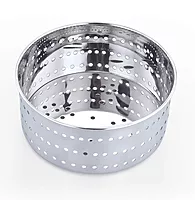 Granny Kitchen Express Stainless Steel Round Paneer Maker with Lid and Strainer Plate