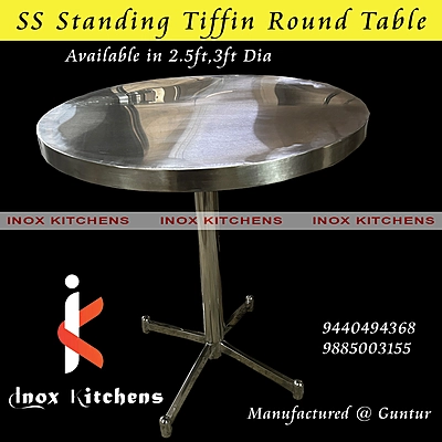 SS Standing Roung Table