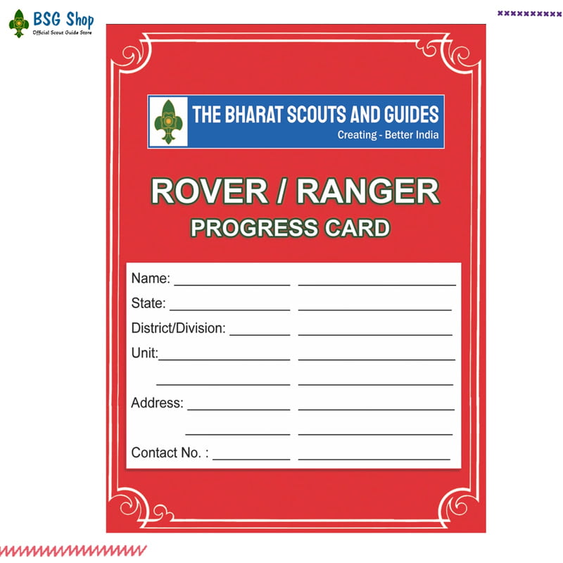 Progress Card - Rover/Ranger
