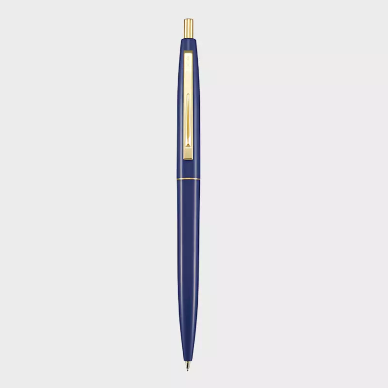 BIC Japan Click Gold Ballpoint Pen Royal Blue