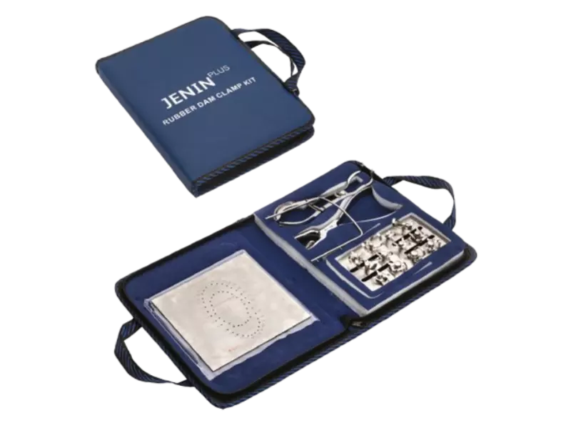 Jenin Rubber Dam Kit - 12 Clamps & Template
