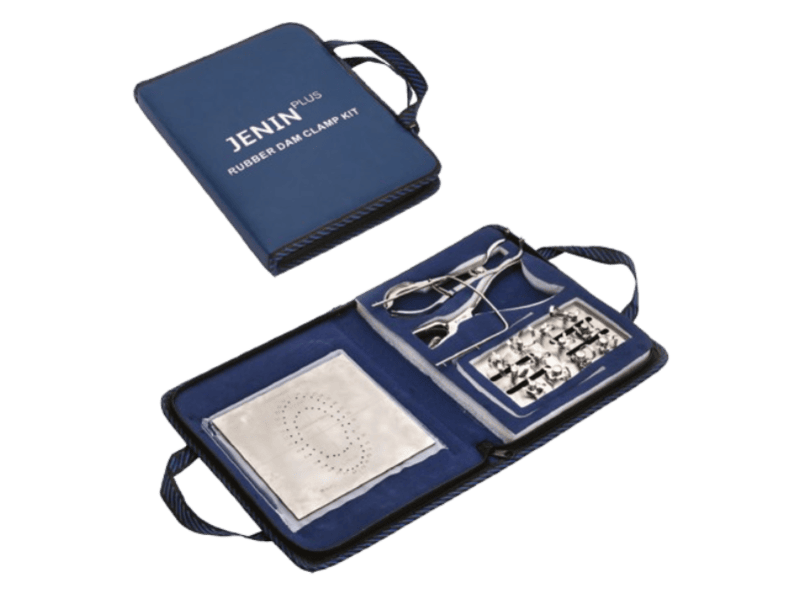 Jenin Rubber Dam Kit - 12 Clamps & Template