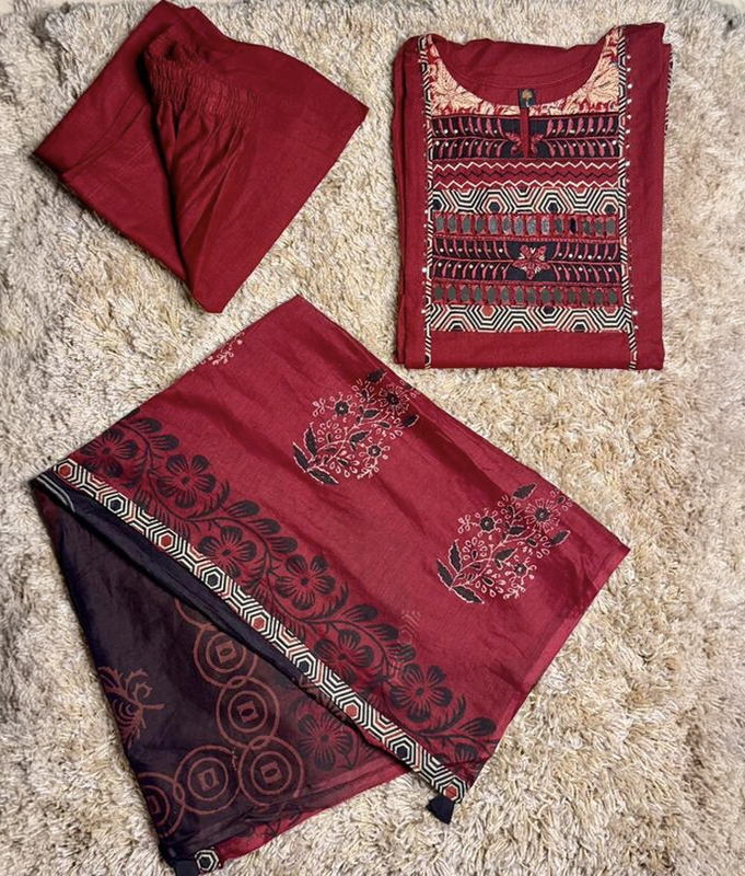 Ruby Reflection Kurta Set
