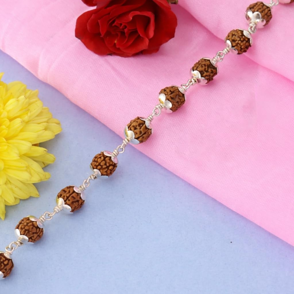 Silver Rudraksha Bracelet