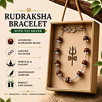 Silver Rudraksha Bracelet