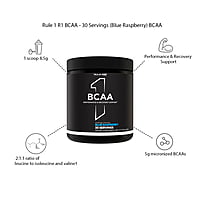 Rule 1 R1 BCAA - 30 Servings (Blue Raspberry) BCAA  (213 g, Blue Raspberry)