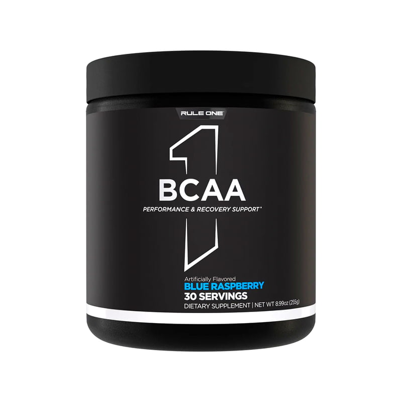 Rule 1 R1 BCAA - 30 Servings (Blue Raspberry) BCAA  (213 g, Blue Raspberry)