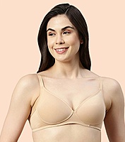 Enamor Supima Cotton Women's Plunge Lift Everyday T-Shirt Bra A039