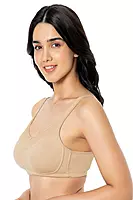 Amante Cotton Smooth Back Solid Non Padded Non-Wired Support Bra 93301