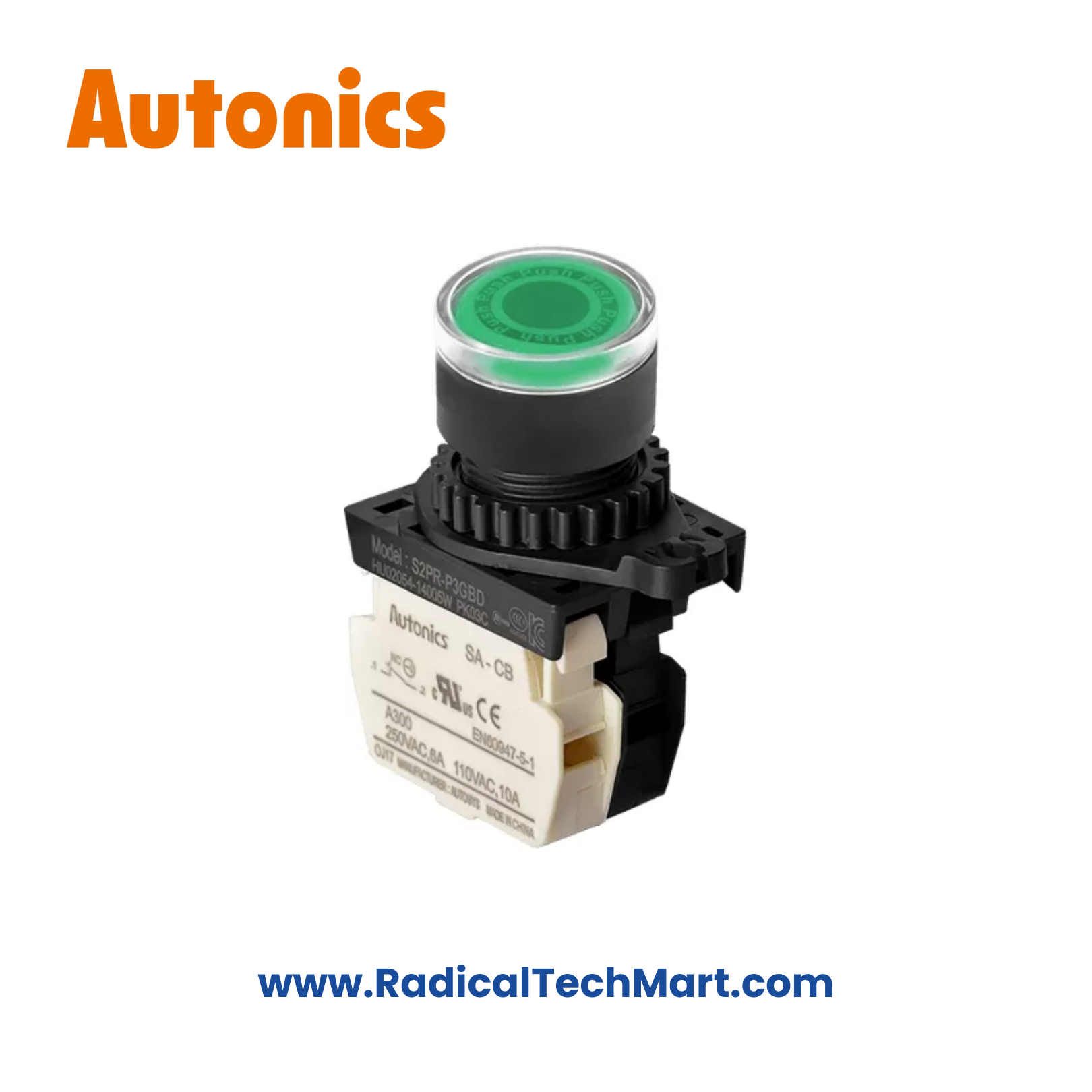S2PR-P3GBL Autonics Push Button