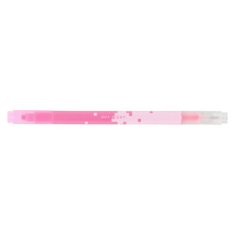 Sun-Star Square Marker Dot e Pen Fluorescent Pink