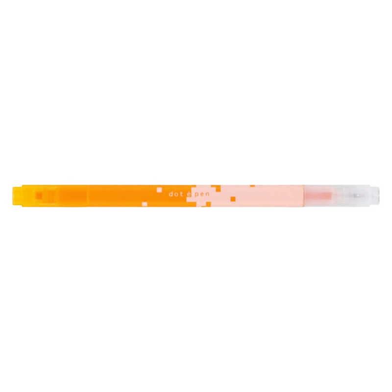 Sun-Star Square Marker Dot e Pen Orange