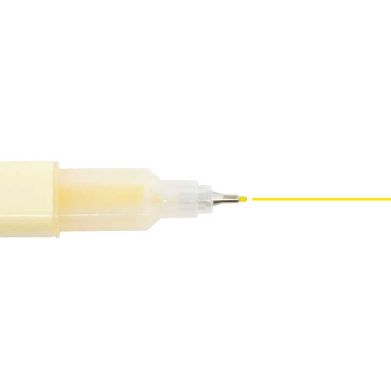 Sun-Star Square Marker Dot e Pen Yellow
