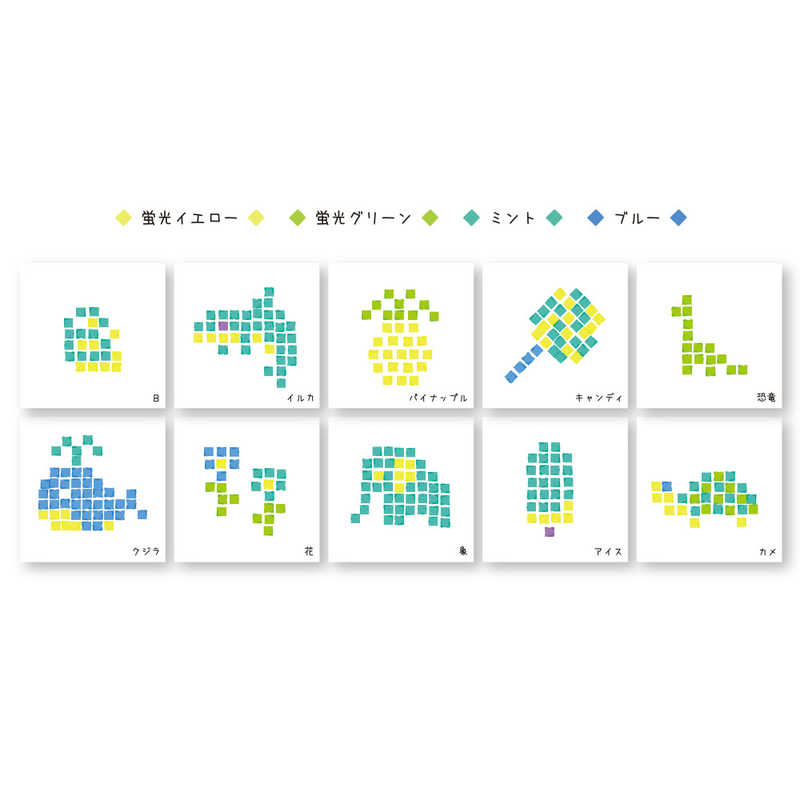 Sun-Star Square Marker Dot e Pen Set B Pack of 4