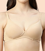 Enamor Supima Cotton Women's Plunge Lift Everyday T-Shirt Bra A039
