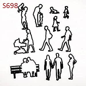 Plastic Cookie Cutter Set Various Designs Series 150