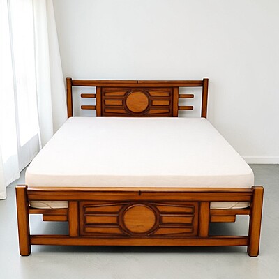 SAF-BD-25 Cot|78X60|Natural||Cot/Bed Set