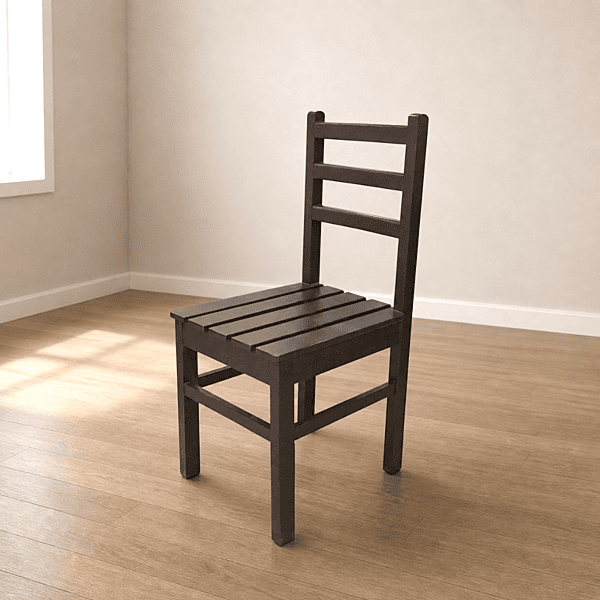 SAF DC BTA Hardwood Dining Chair with Wooden seat||Black Walnut||Dining Chairs SAF DC BTA Hardwood Dining Chair with Wooden seat||Black Walnut||Dining Chairs