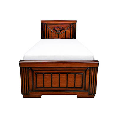 SAF-BT-04 Hard Wood with Ply Cot|78X36|Walnut||Cot/Bed Set SAF-BT-04 Hard Wood with Ply Cot|78X36|Walnut||Cot/Bed Set