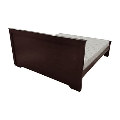 SAF-BT-07 Hard Wood with Ply Cot|78X60|Rosewood||Cot/Bed Set