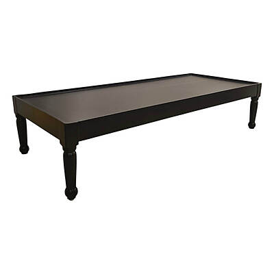 SAF-DW-04-SKD Hardwood Diwan|72X30|Dark Walnut||Diwan/ Sofa Cum Bed