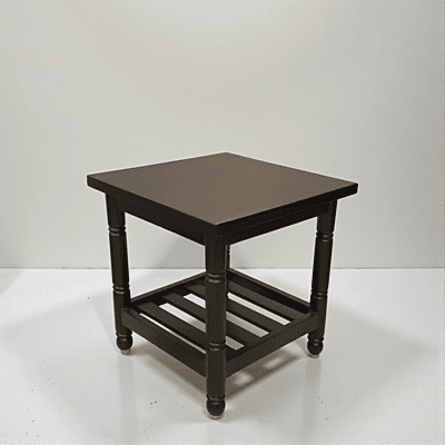 SAF-KCT-03 Center Table With OST Top|18X18|Rosewood||Center/Side Table
