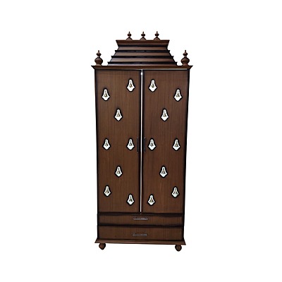 SAF-PJ-001-pooja mandapam ost teak ply|72X30|Natural||Pooja Unit