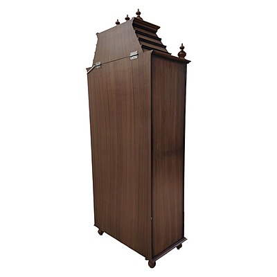 SAF-PJ-001-pooja mandapam ost teak ply|72X36|Natural||Pooja Unit