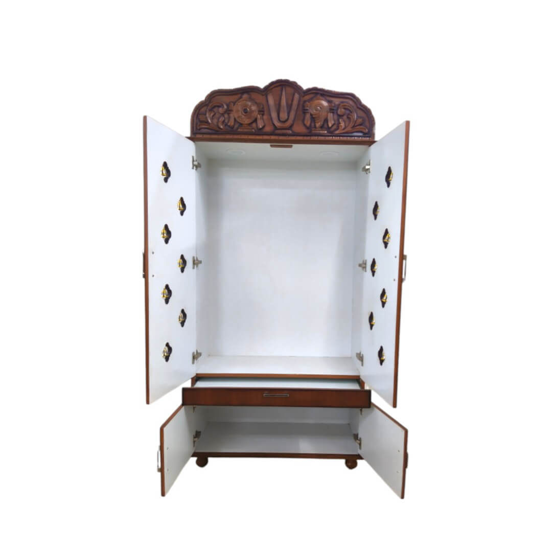SAF-PJ-008 Pooja Mandapam|78X36|Natural||Pooja Unit