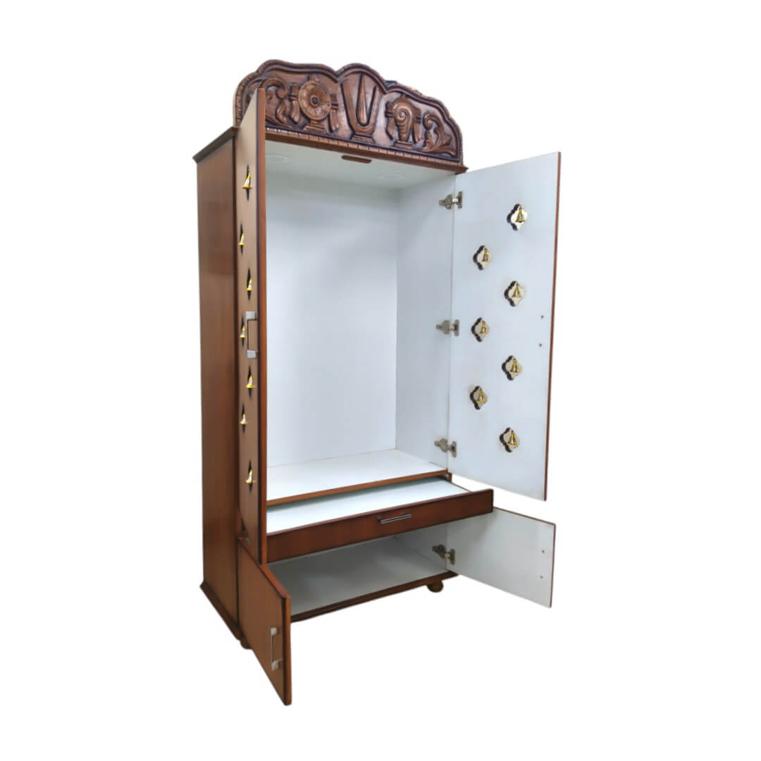 SAF-PJ-008 Pooja Mandapam|78X36|Natural||Pooja Unit