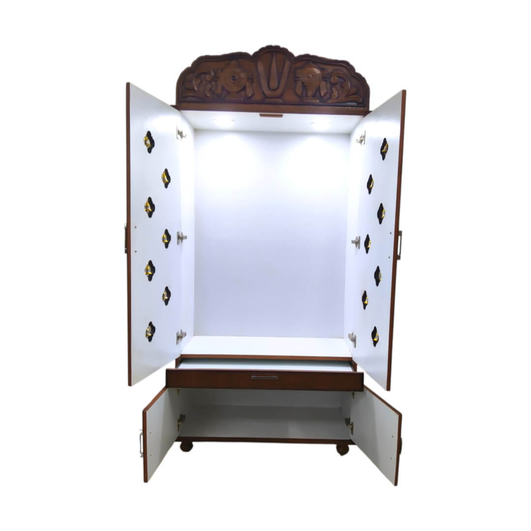 SAF-PJ-008 Pooja Mandapam|78X36|Natural||Pooja Unit
