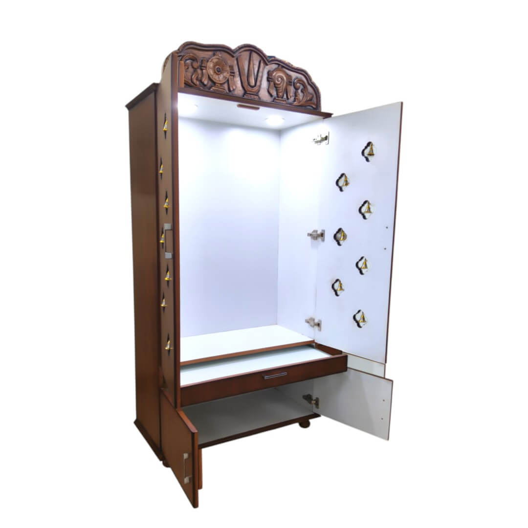 SAF-PJ-008 Pooja Mandapam|78X36|Natural||Pooja Unit