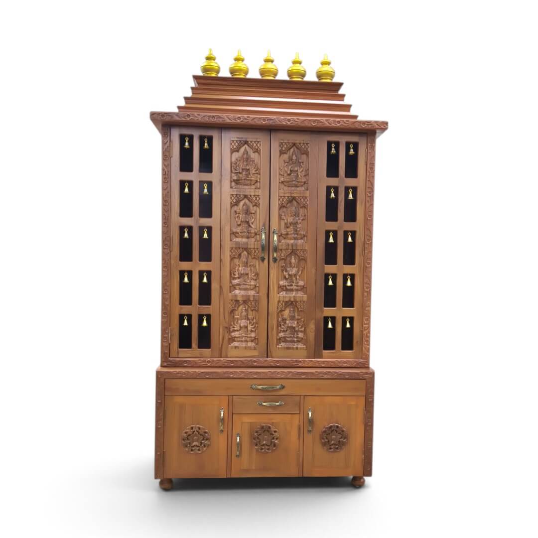 SAF-PJ-009 Pooja Mandapam|88X42|Natural||Pooja Unit SAF-PJ-009 Pooja Mandapam|88X42|Natural||Pooja Unit