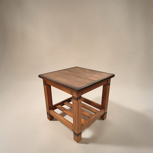 SAF-SCT-03 Center Table With OST Top|18X18|Natural||Center/Side Table