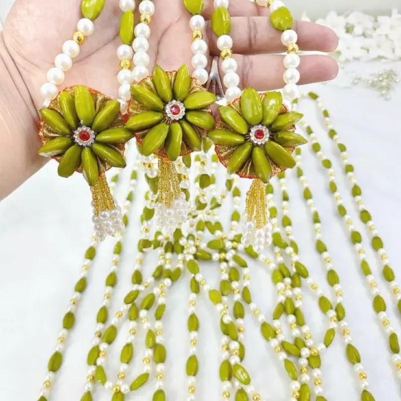 Welcome Barati Swagat Pearl Artificial Elaichi Pendant Mala