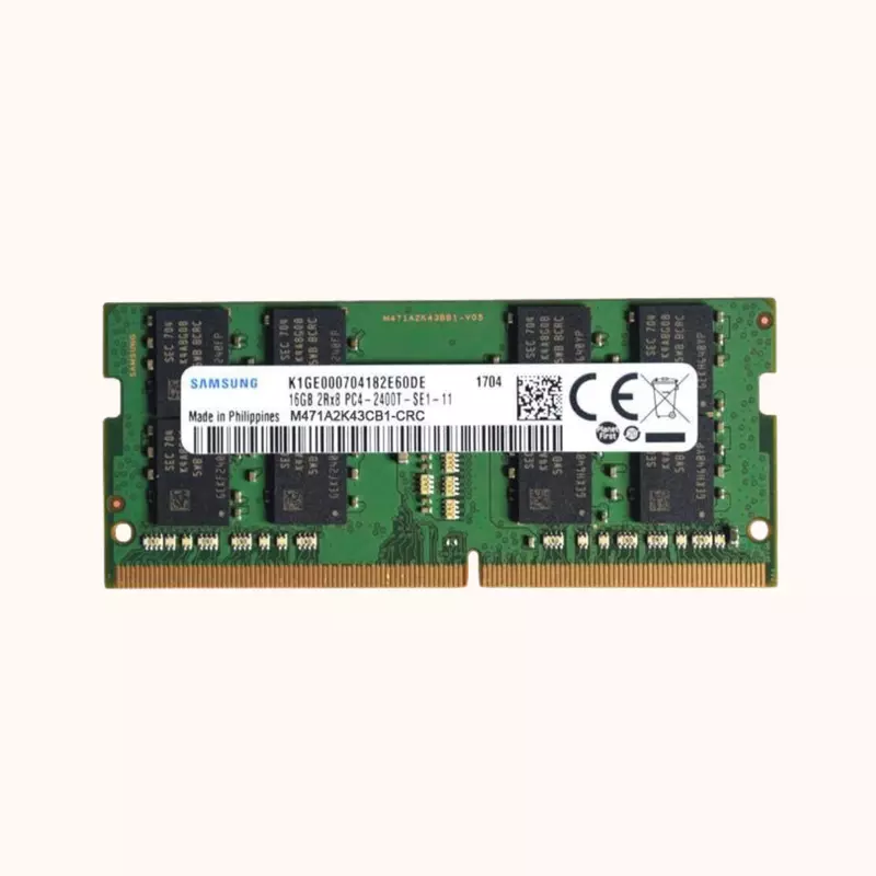 SAMSUNG DDR4 5600MHz PC4 SODIMM 2Rx8 CL40 16GB RAM (M471A2K43CB1-CRC)