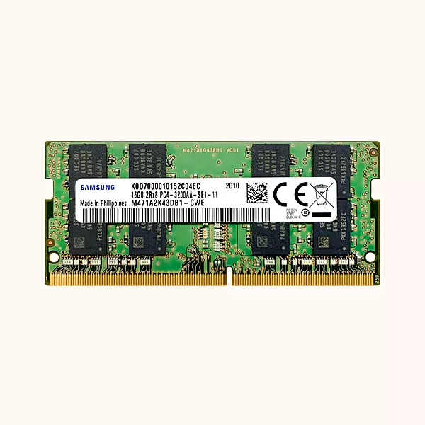 SAMSUNG SODIMM PC4-25600 DDR4 16GB/3200MHz