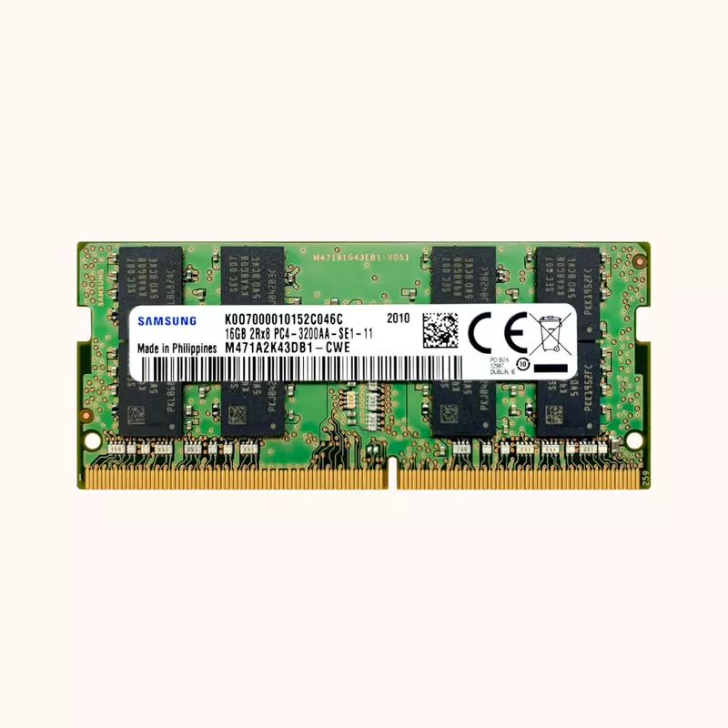 SAMSUNG SODIMM PC4-25600 DDR4 16GB/3200MHz