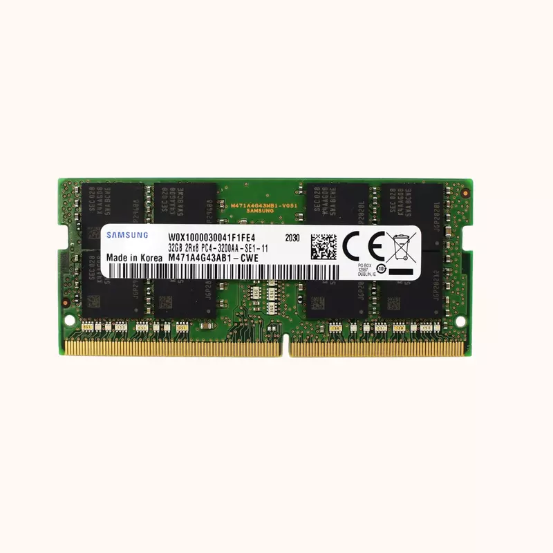 SAMSUNG SODIMM PC4-25600 DDR4 32GB RAM 3200MHz