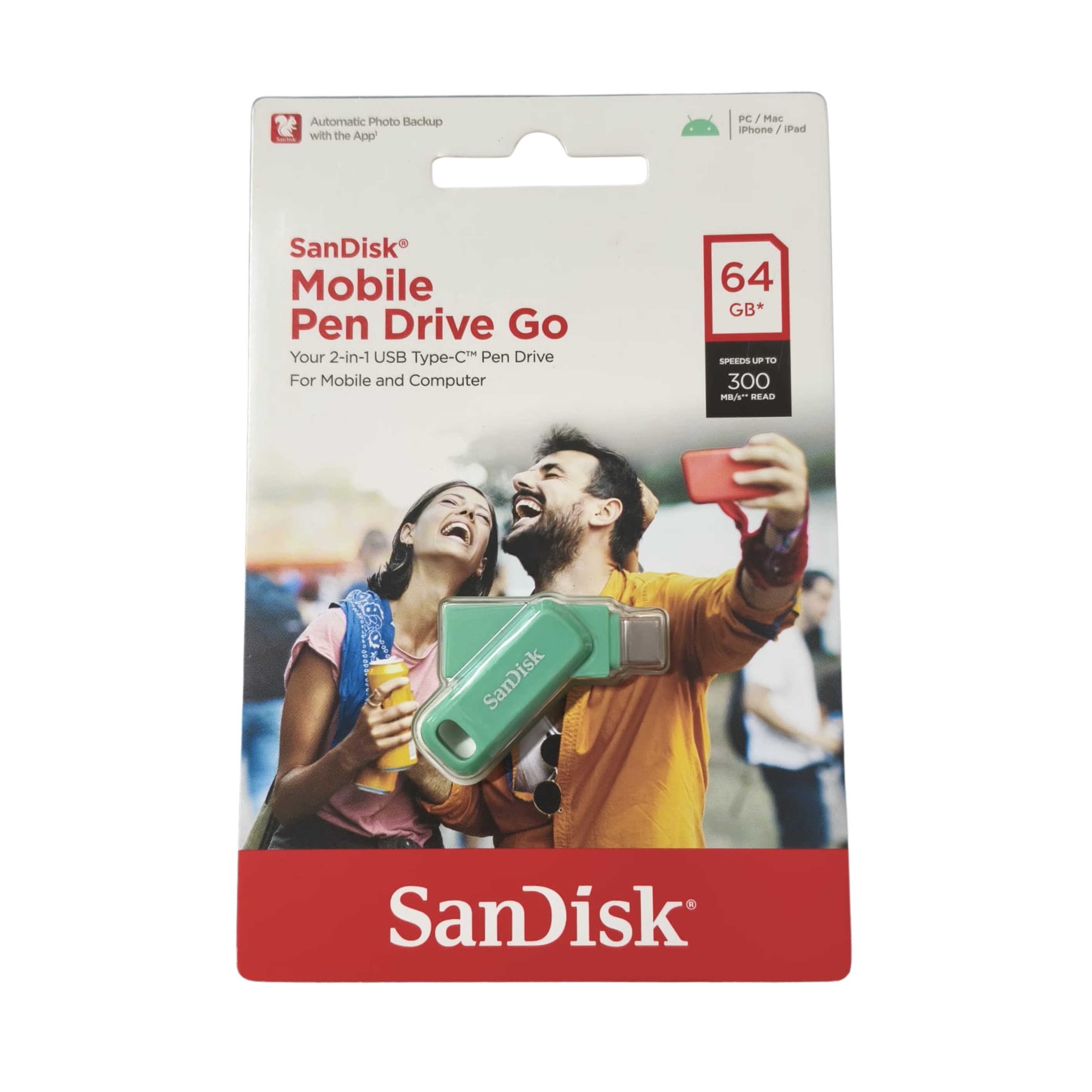 SANDISK PEN DRIVE | ULTRA DUAL DRIVE GO| Type-C 64GB| USB 3.1 FLASH DRIVE |UPTO 300MB/S| Absinthe Green SANDISK PEN DRIVE | ULTRA DUAL DRIVE GO| Type-C 64GB| USB 3.1 FLASH DRIVE |UPTO 300MB/S| Absinthe Green