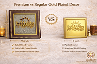 7 Horses with Sun Backdrop — Pyrite Photo Frame