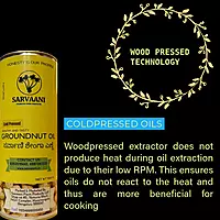Wood Pressed Groundnut Oil- 1L Tin