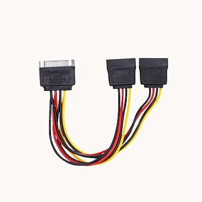 SATA CONNECTOR SINGAL MALE DUAL FEMALE SATA CABLE New - Buy Online India