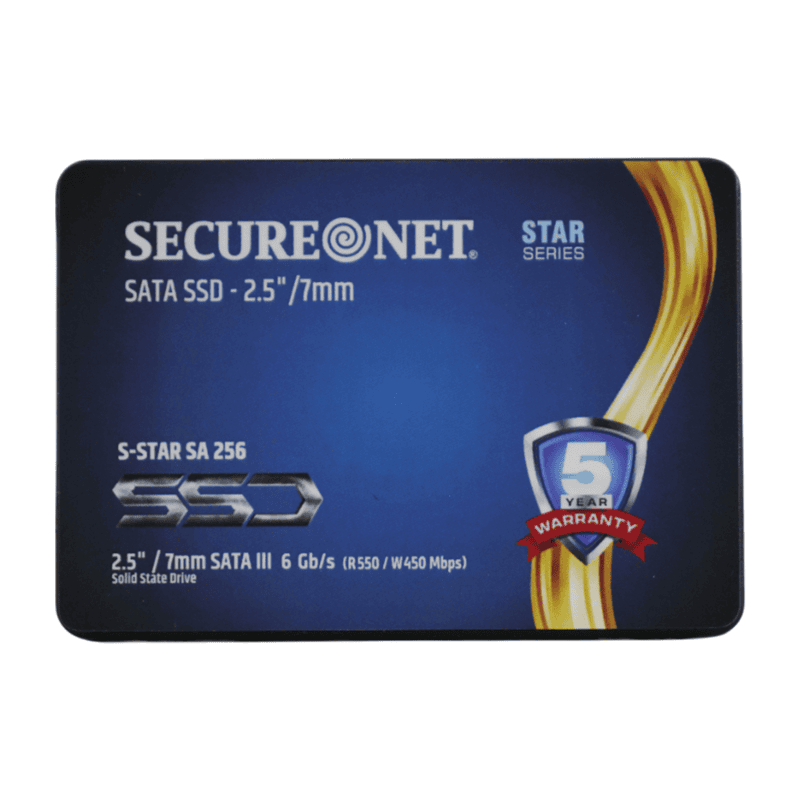 Secure Net SSD- S-SA 256GB Secure Net SSD- S-SA 256GB