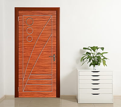 2D WPC Bathroom Doors DWBD001