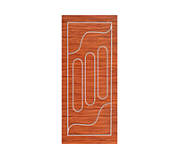 2D Solid WPC Bathroom Door SB2DD1025