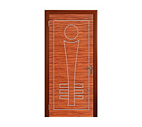 2D Solid WPC Bathroom Door SB2DD1053