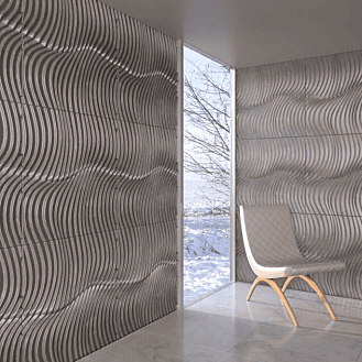 MDF 3D Wave Boards SBMDF3DWB011