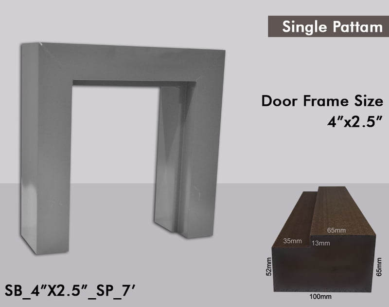 WPC Door Frame 4" X 2.5"
